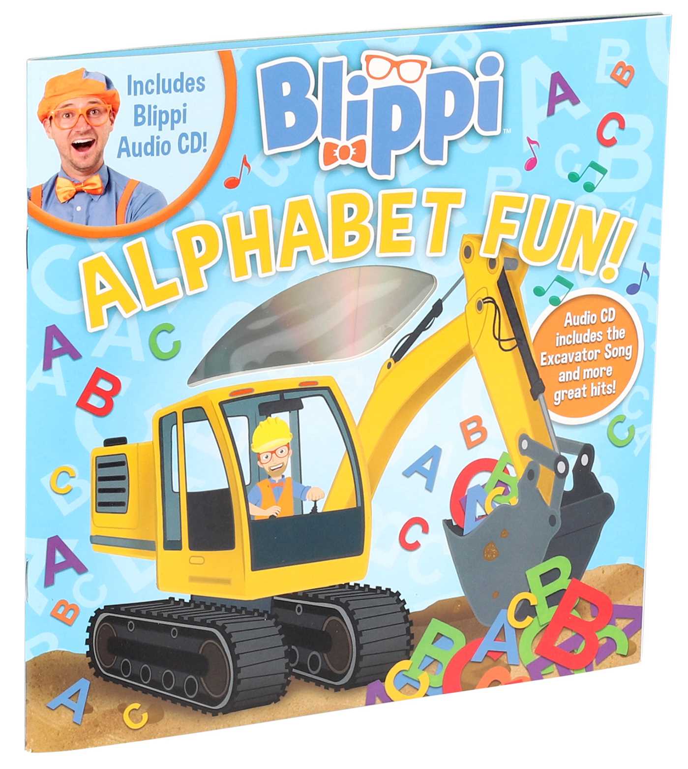Blippi: Alphabet Fun! (8x8 with CD)