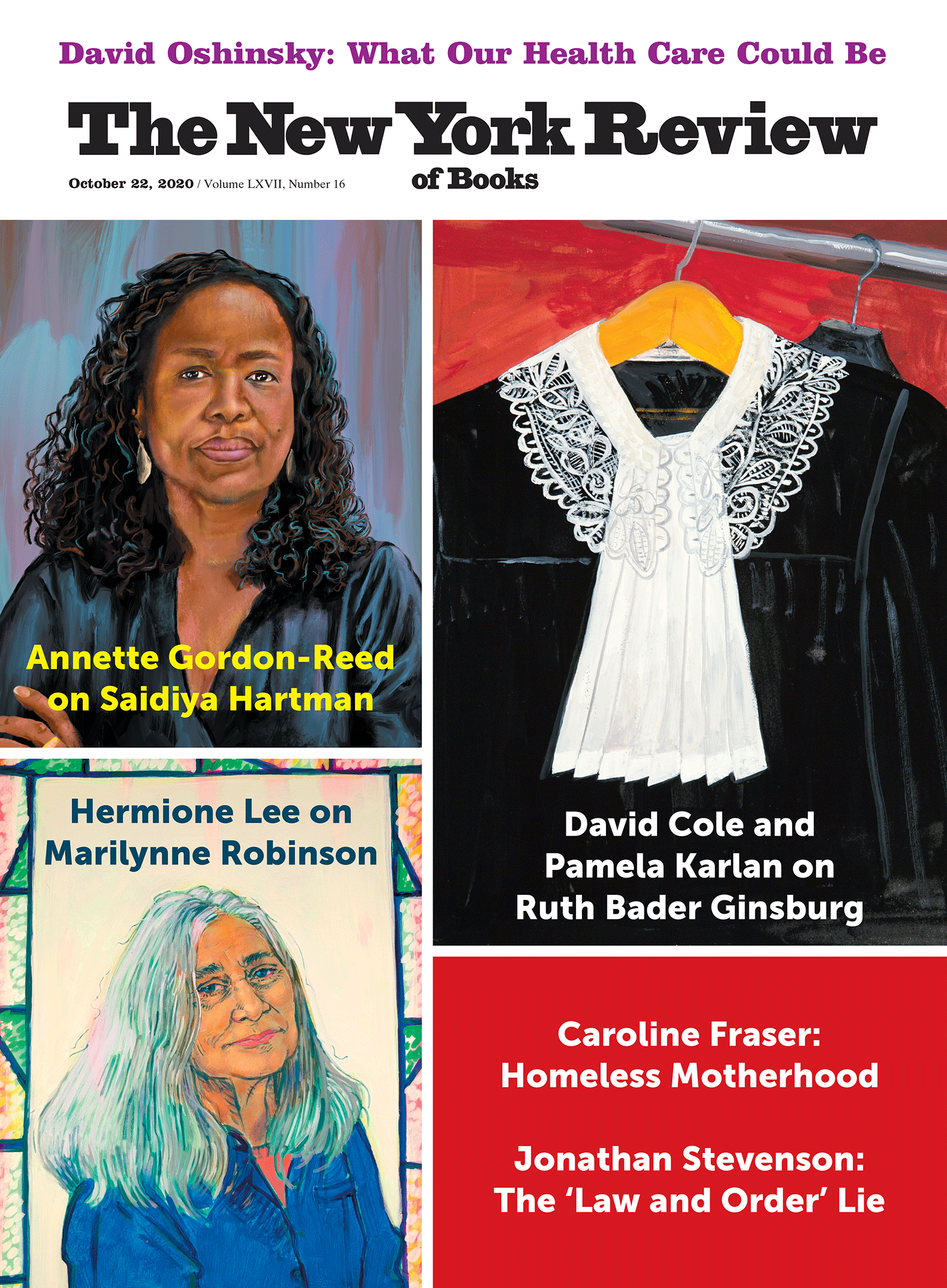 New York Review of Books: Vol. LXVII, No. 16, 22 Oct 2020