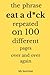 The Phrase Eat A D*ck Repeated On 100 Different Pages Over An... by Lily Luverton