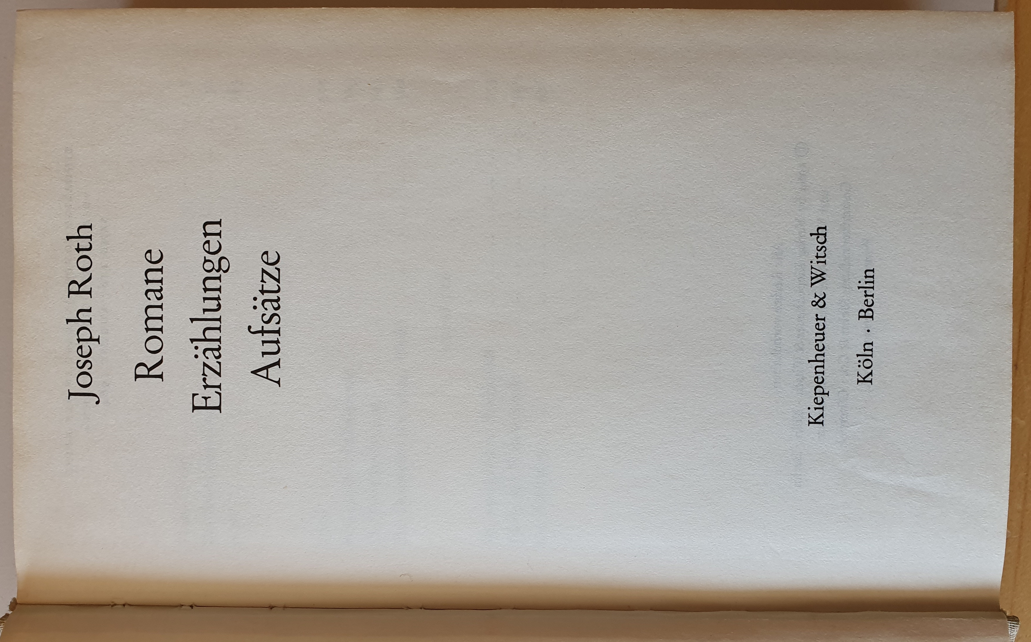 Romane. Erzählungen. Aufsätze (Hardcover)