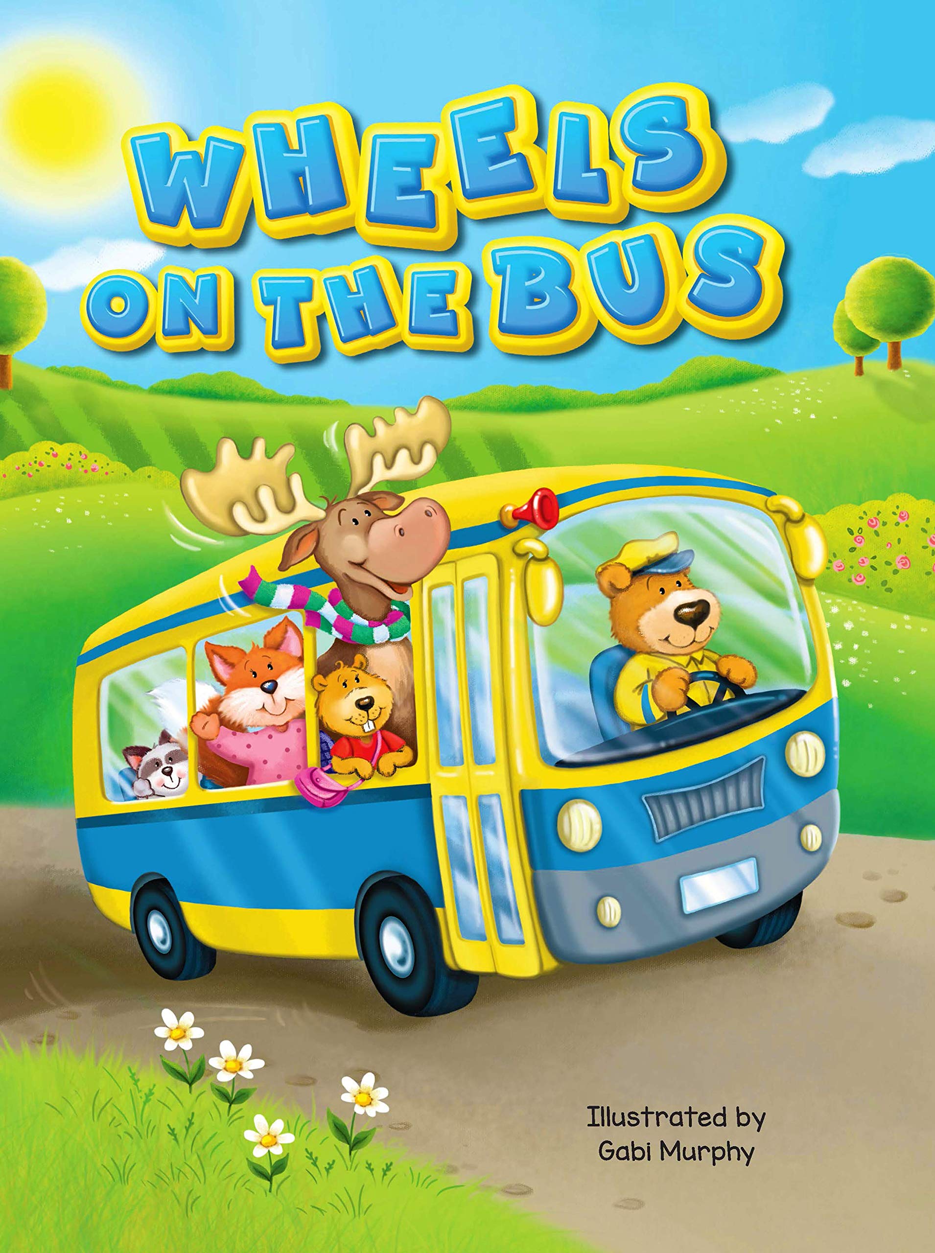 Wheels On The Bus - Childrens Padded Board Book - Classic Sing Along (Board book)