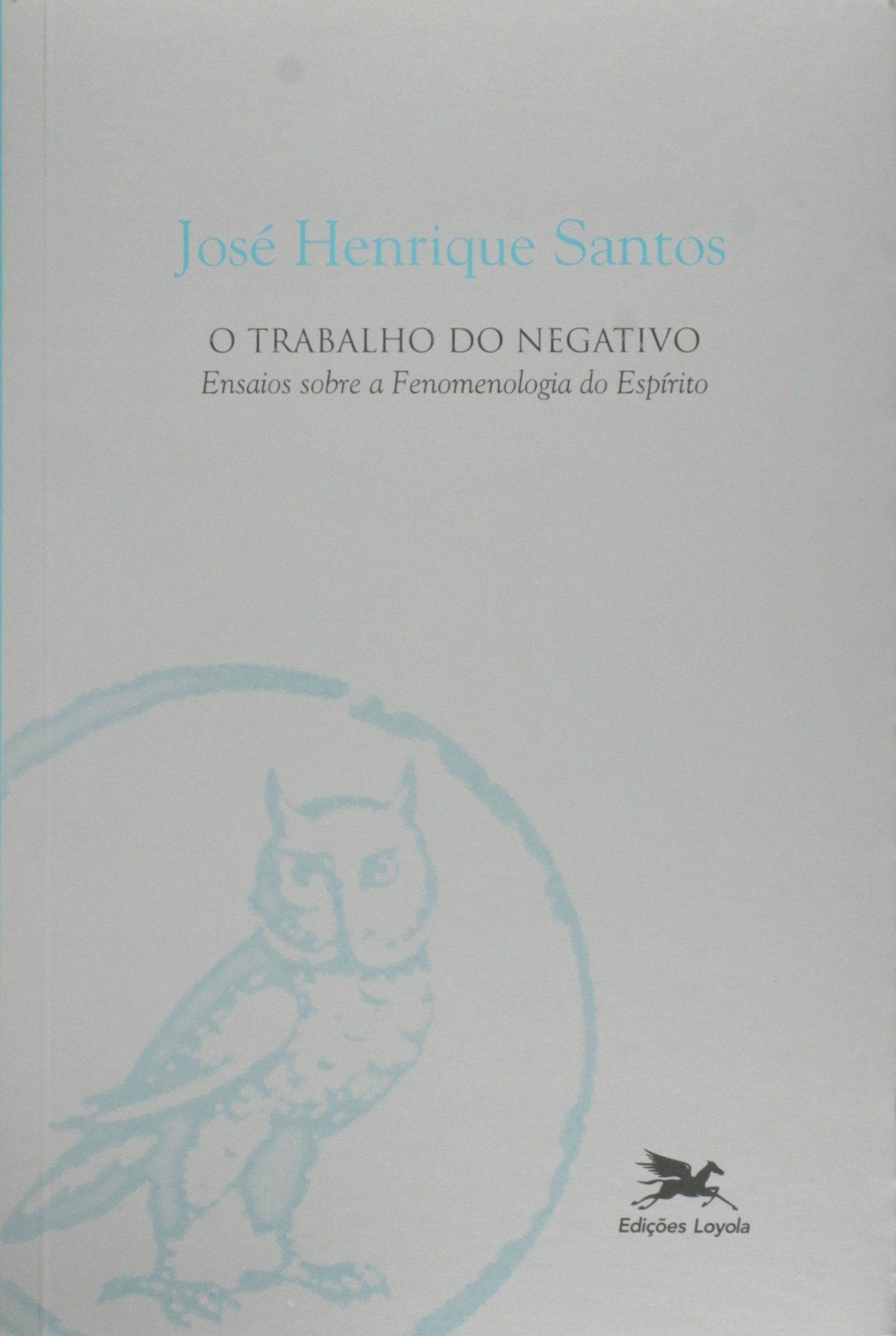 O trabalho do negativo: ensaios sobre a fenomenologia do espírito