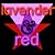 Lavender & Red
