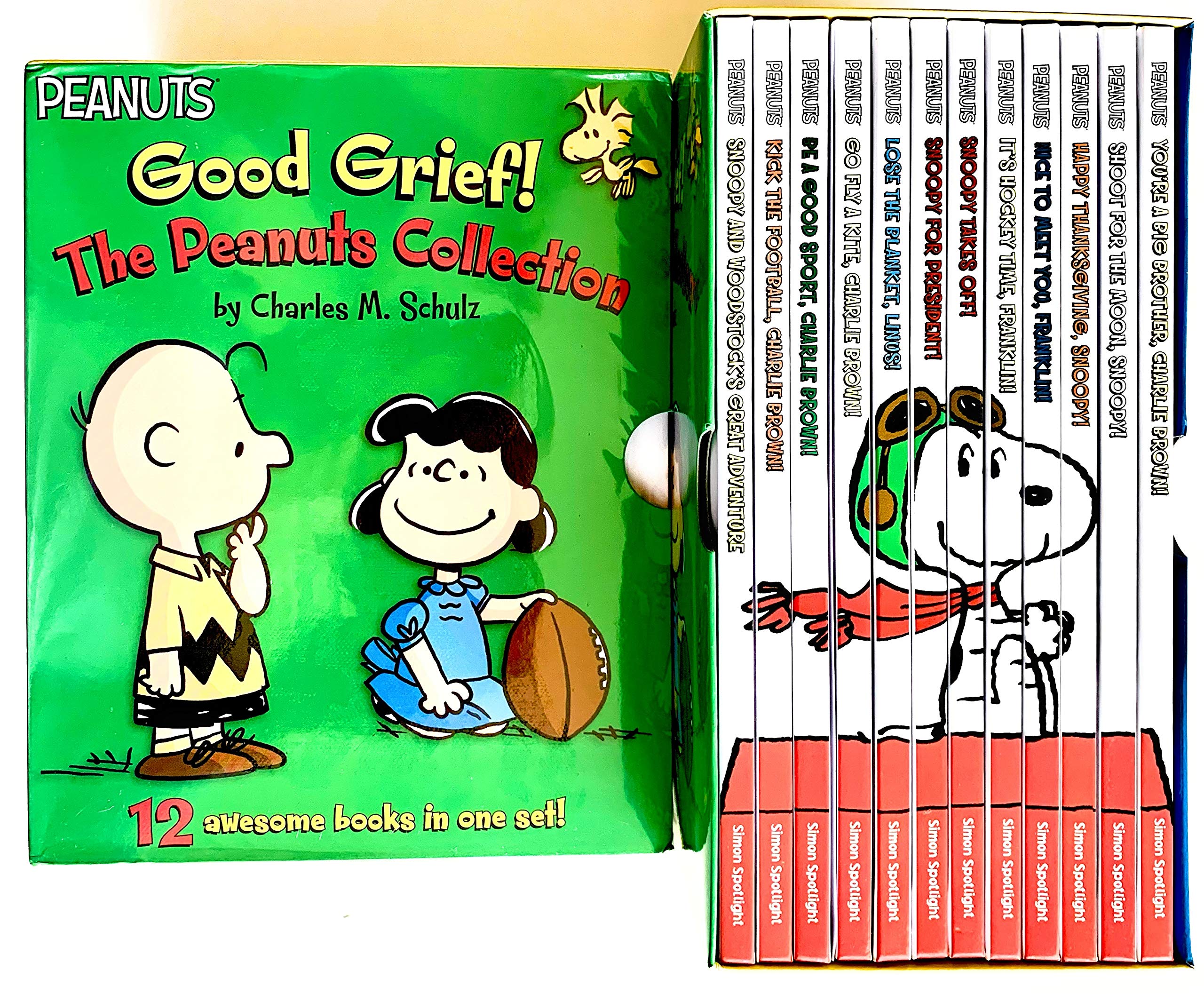 Good Grief - The Peanuts Collection, 12 Awesome Books in One Set (Hardcover)