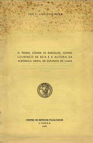 Dom Pedro, conde de Barcelos, Gomes Lourenço de Beja e a autoria da Crónica Geral de Espanha de 1344