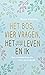 Het bos, vier vragen, het leven en ik by Tessa Randau