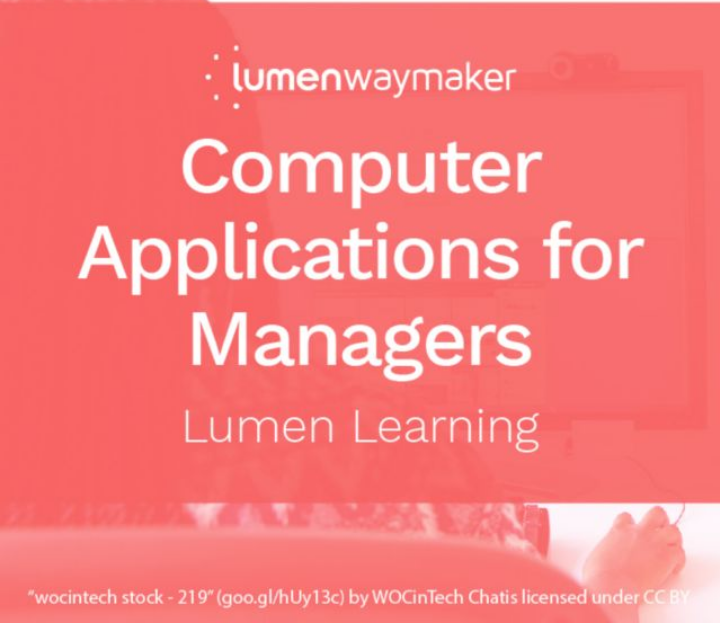 Computer Applications For Managers