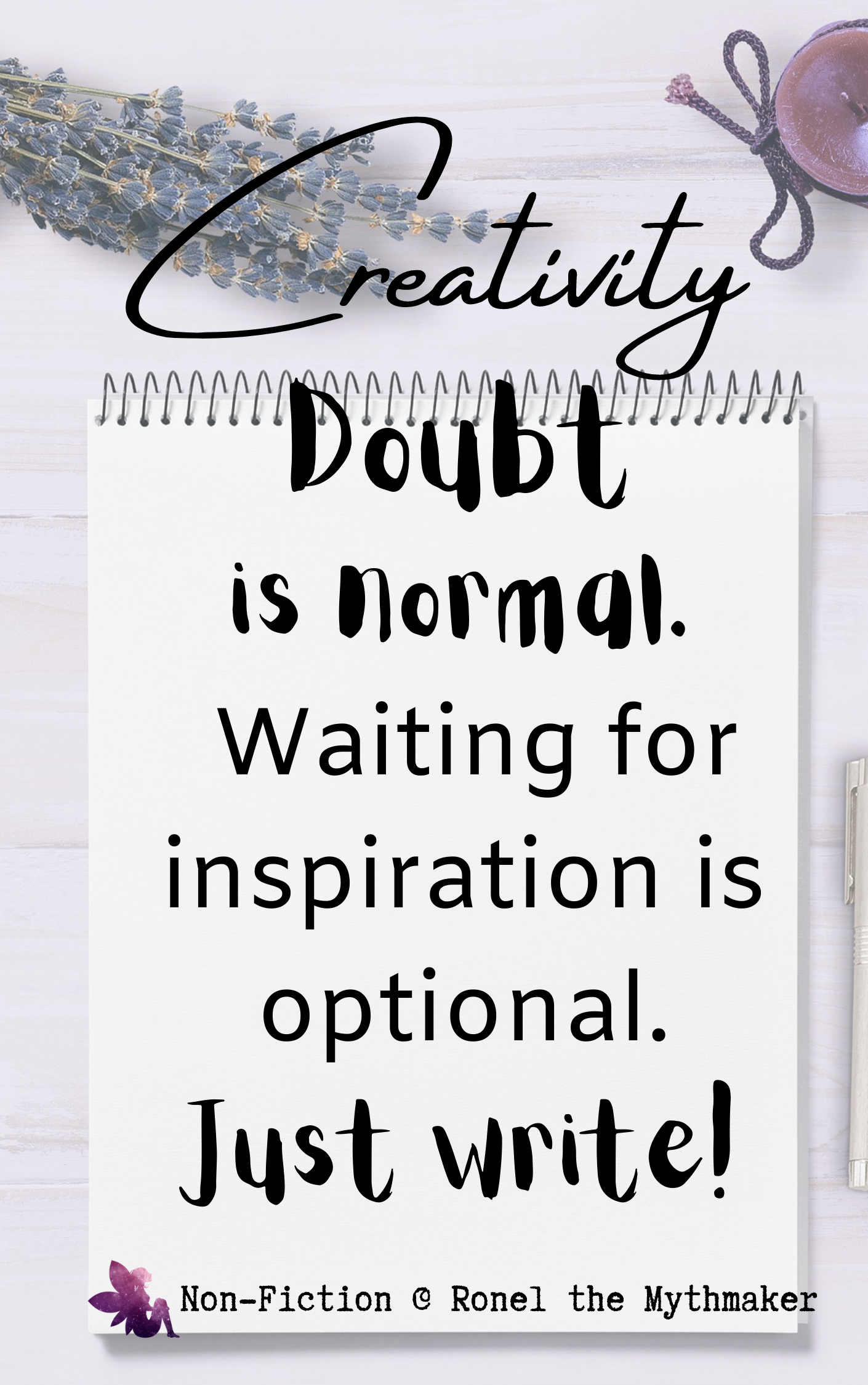 Creativity Journal (Non-Fiction @ Ronel the Mythmaker, #10)