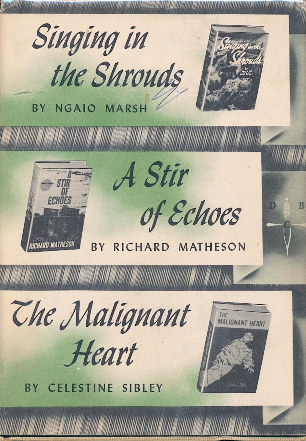 Singing in the Shrouds. A Stir of Echoes. The Malignant Heart (Hardcover)