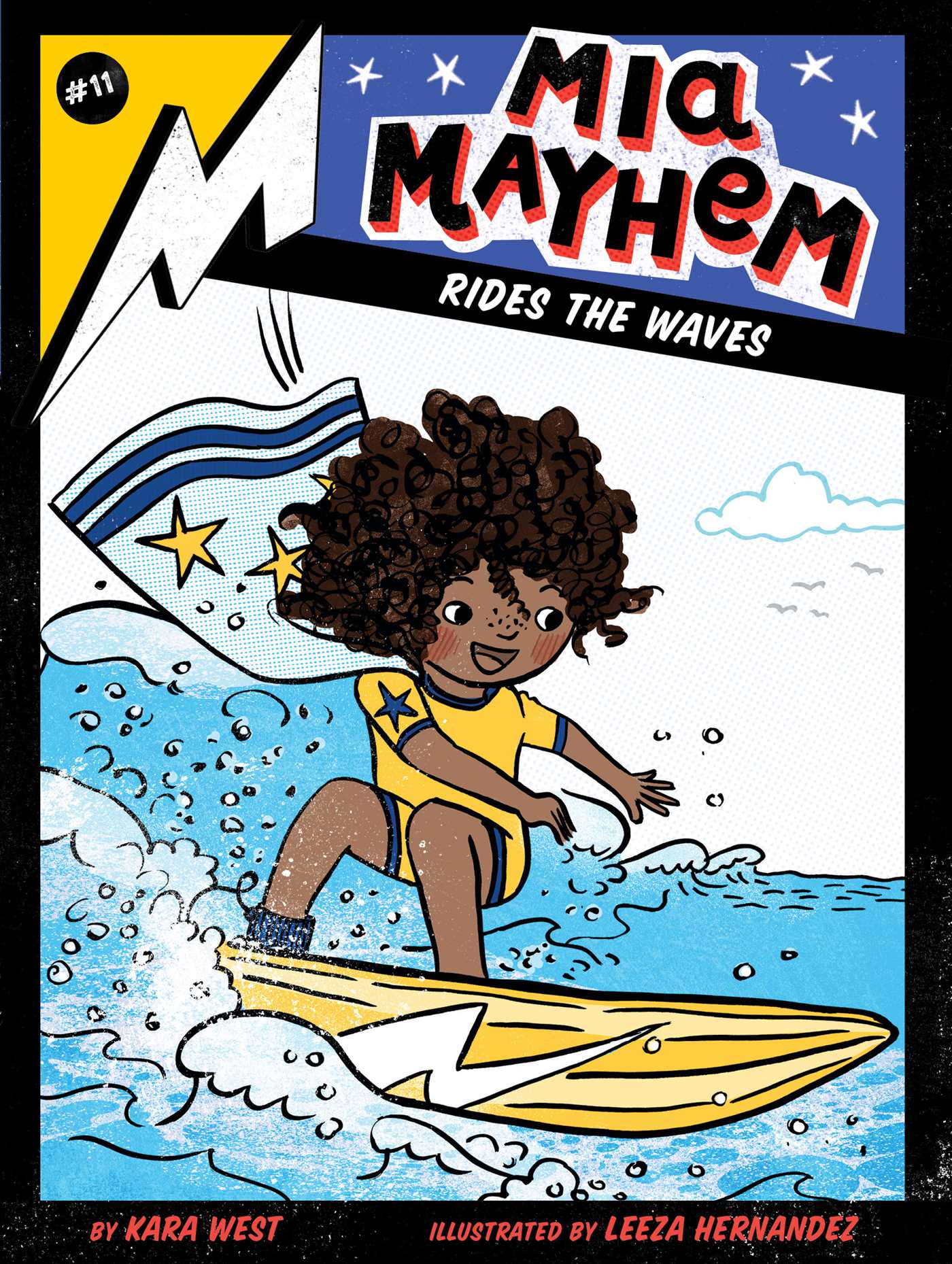 Mia Mayhem Rides the Waves (Hardcover)