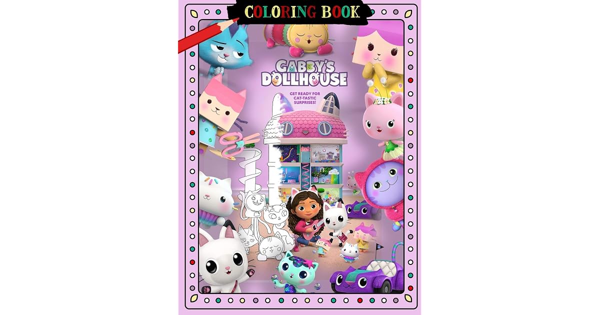 Gabby's Dollhouse Coloring Book by Joshua Fredlund