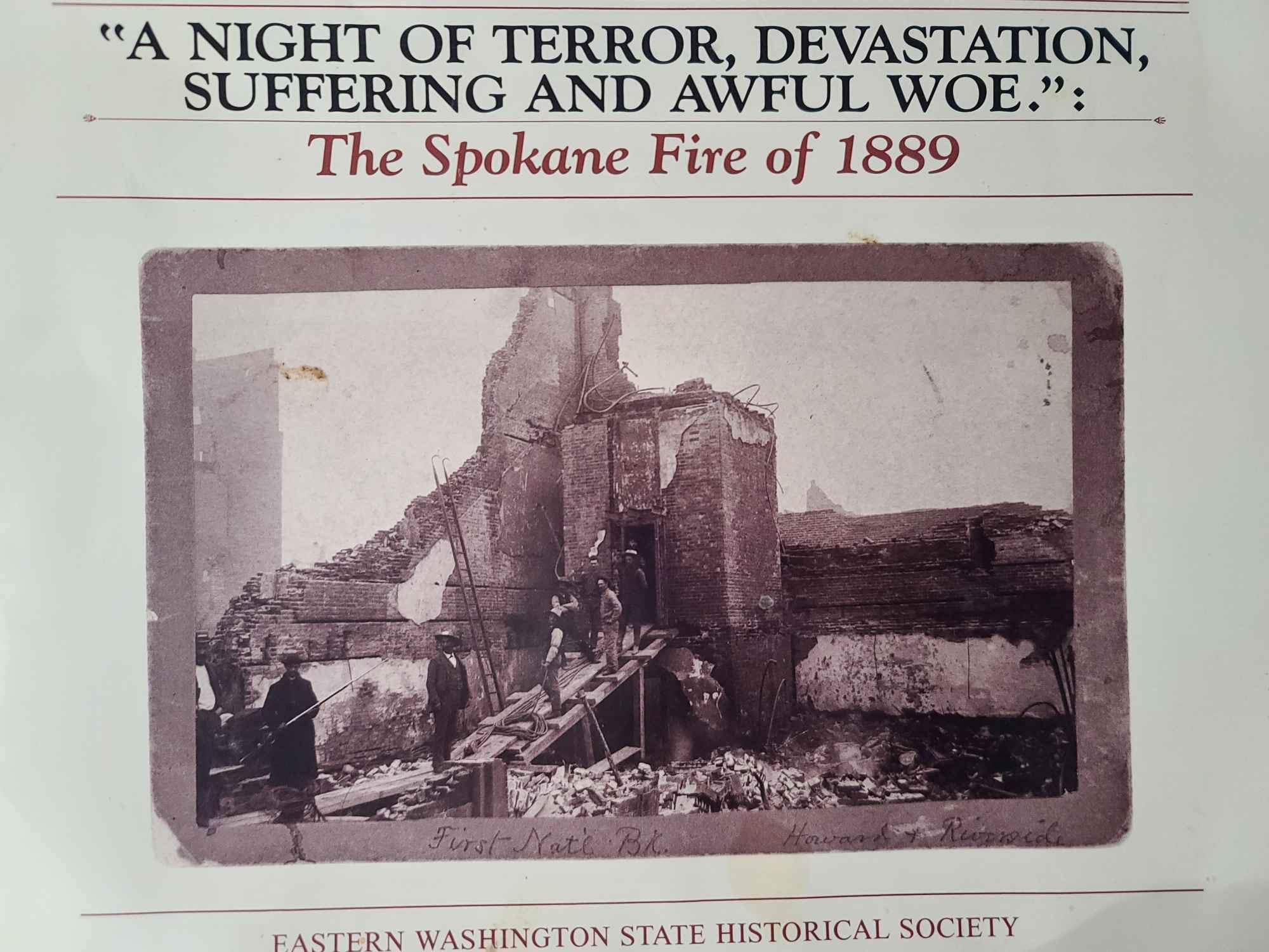 "A NIGHT OF TERROR, DEVASTATION, SUFFERING AND AWFUL WOE.": The Spokane Fire of 1889 (Paperback)