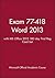 Exam 77-418 Word 2013 with ...