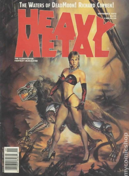 Heavy Metal September 1992 (Paperback)
