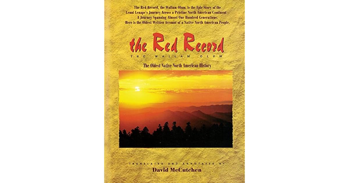 The Red Record by David McCutchen