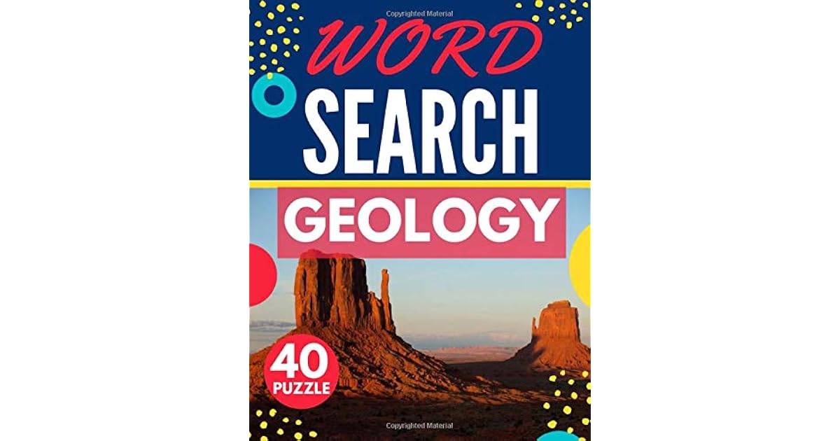Geology Word Search: Themed Activity Puzzle Book | 40 Large Print ...