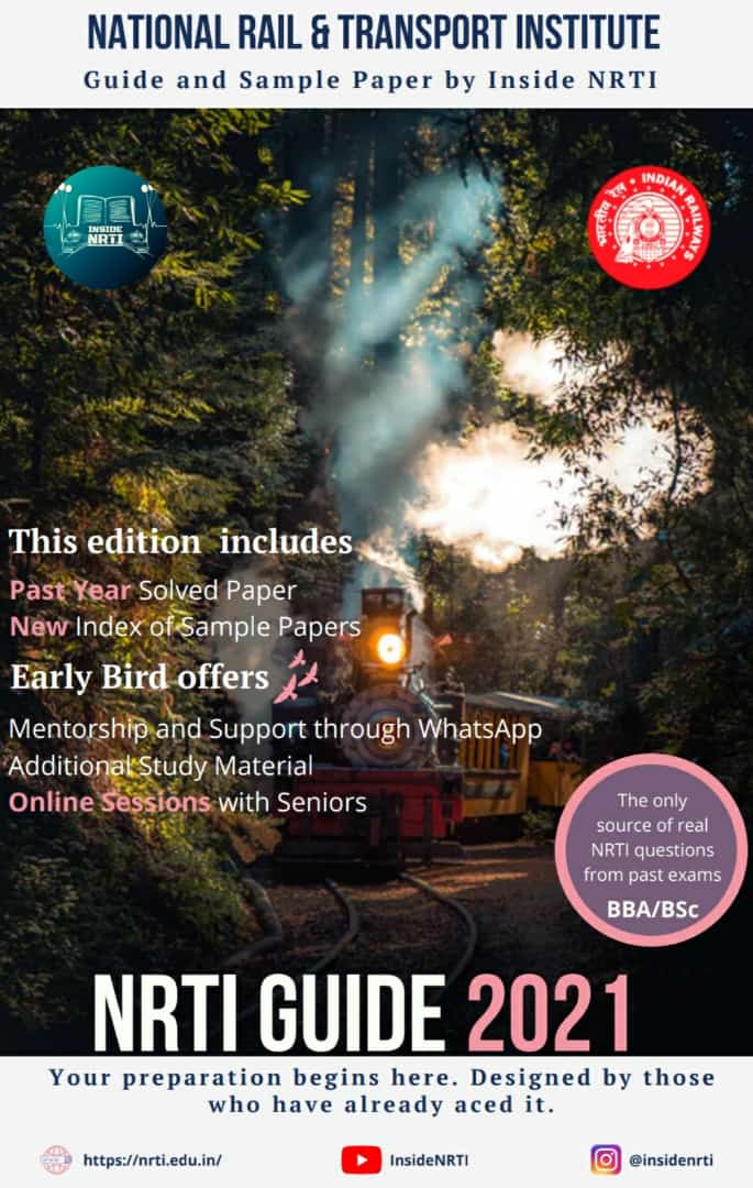 NRTI Guide and Sample Paper 2021 : NRTI Books for UG BBA/Bsc