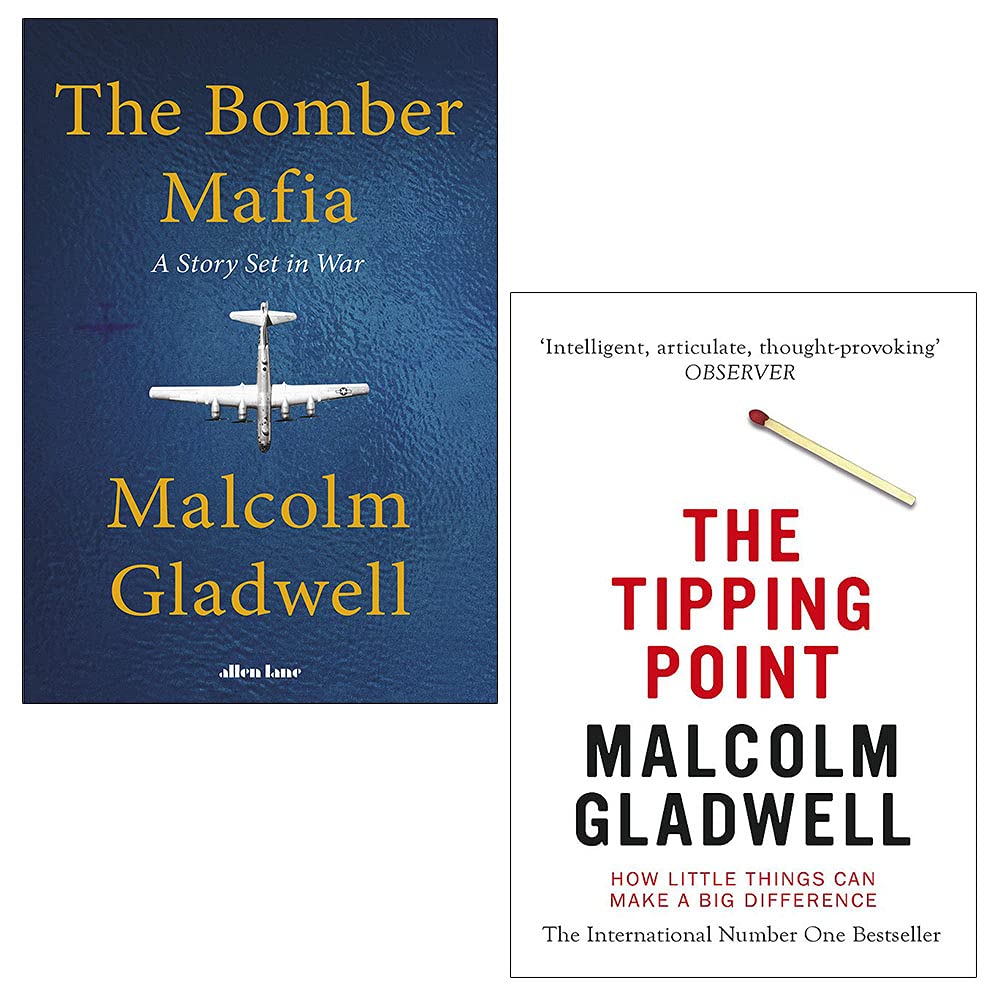 The Tipping Point & The Bomber Mafia [Hardcover] By Malcolm Gladwell 2 Books Collection Set (Paperback)