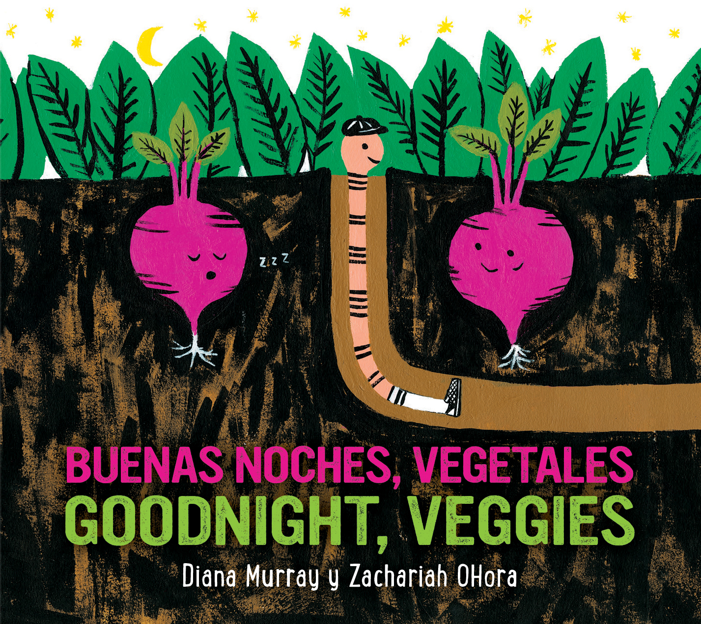 Goodnight, Veggies/Buenas noches, vegetales: A Bedtime Picture Book About Garden Vegetables and Community for Kids (Ages 4-7) (Spanish Edition)