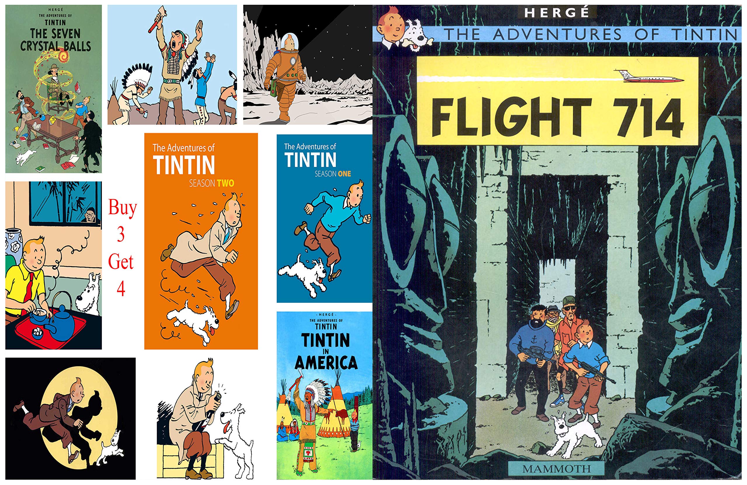 The Adventures of TinTin Full Series : Issue 22-FLIGHT 714 (Kindle Edition)