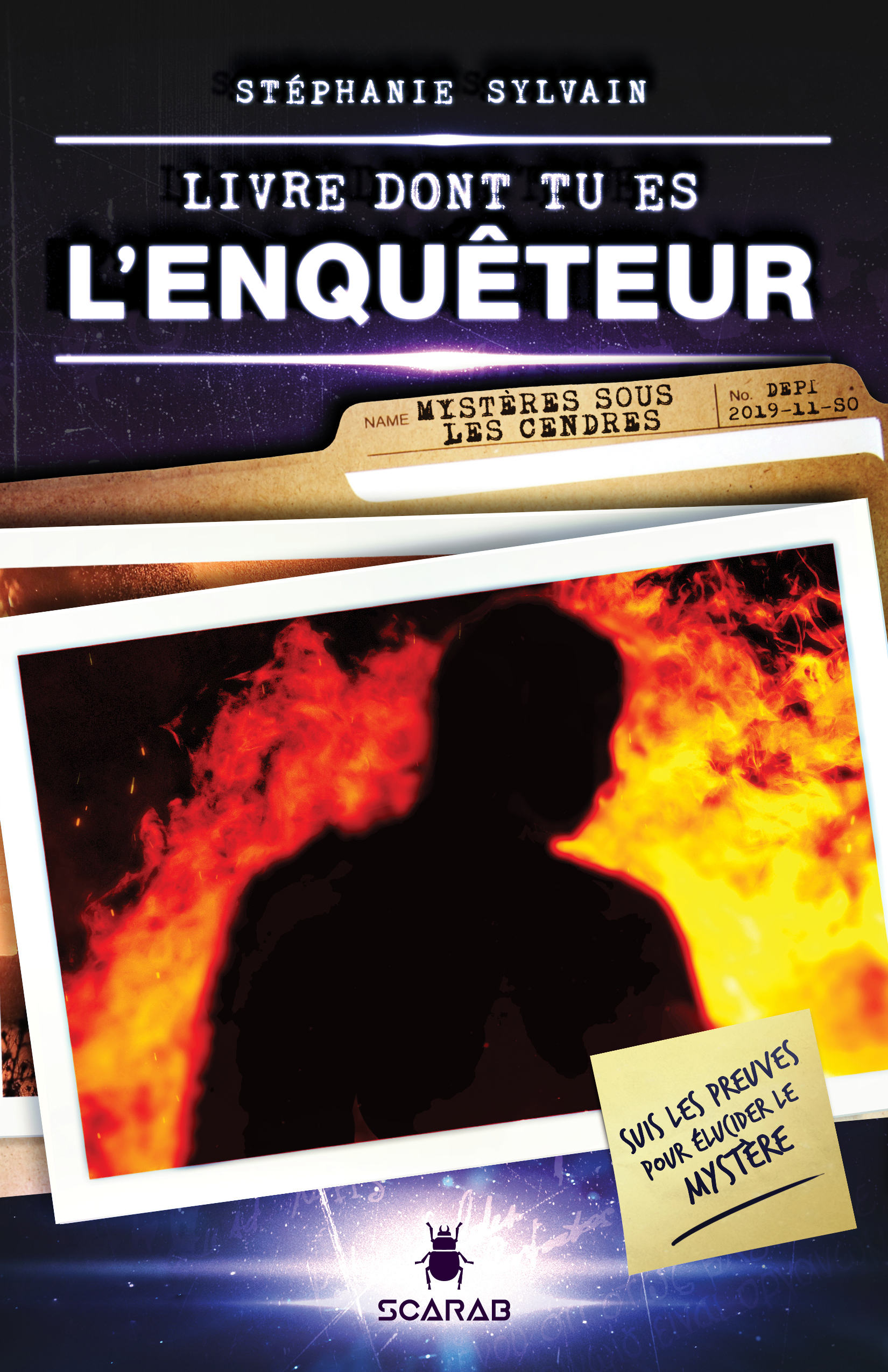 Mystères sous les cendres (Livre dont tu es l'enquêteur)