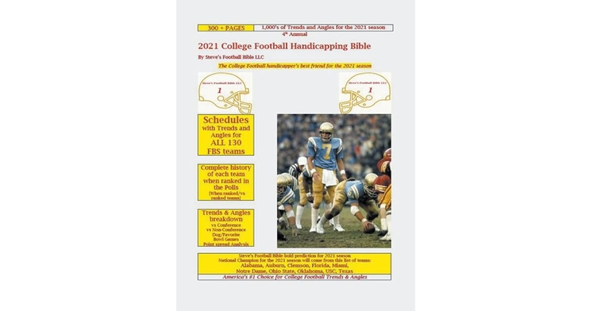 2021 College Football Handicapping Bible by Steve Fulton