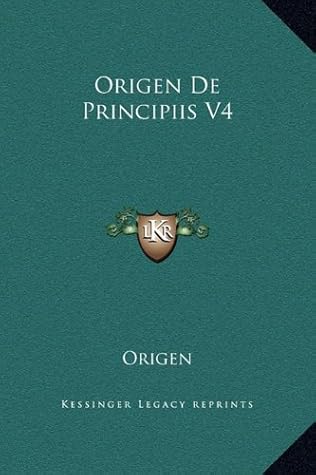 Origen De Principiis V4 (Greek Edition)