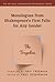 Monologues from Shakespeare’s First Folio for Any Gender by Neil Freeman
