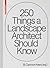 250 Things a Landscape Arch...