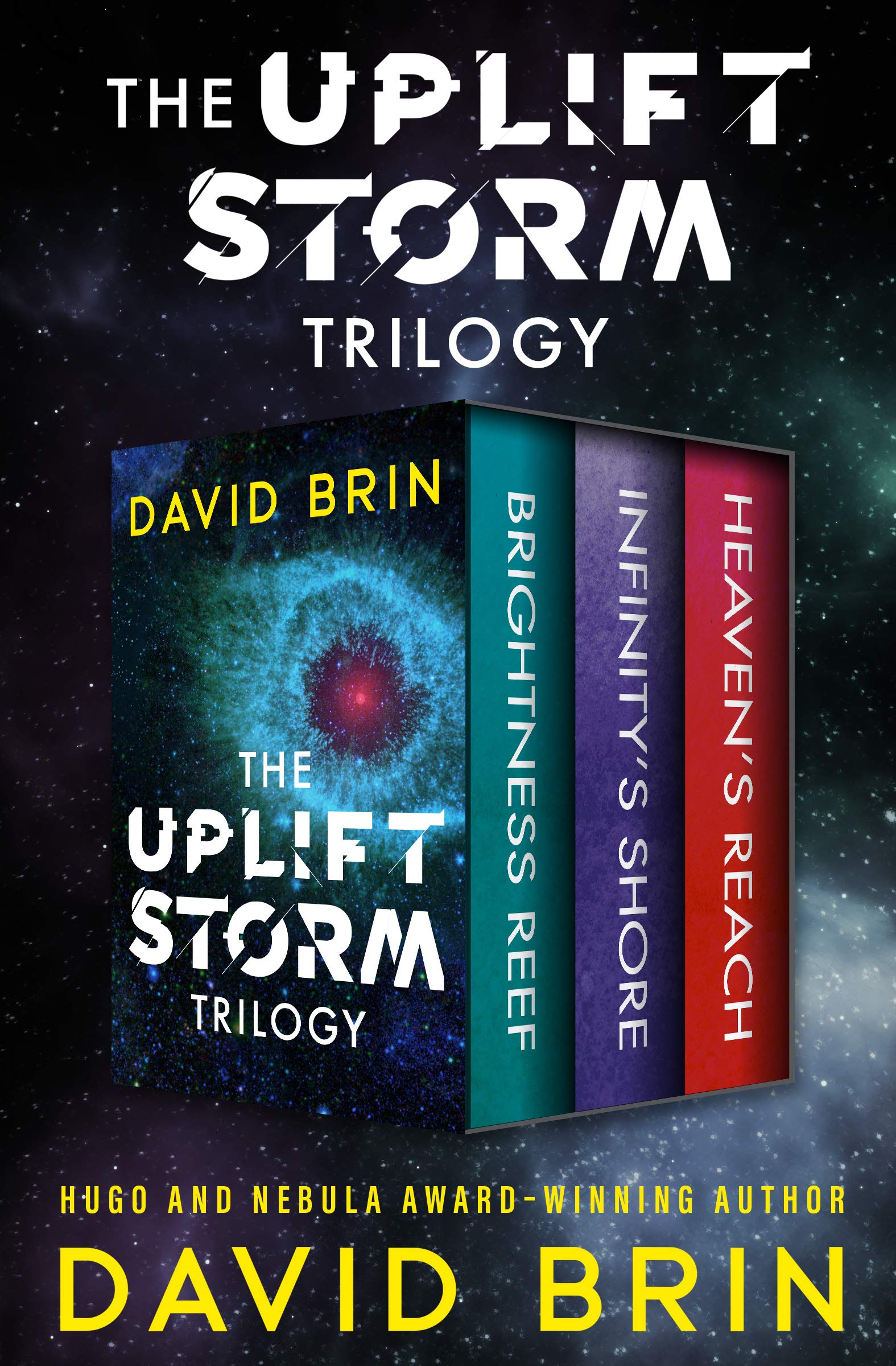 The Uplift Storm Trilogy: Brightness Reef, Infinity's Shore, Heaven's Reach (The Uplift Saga)