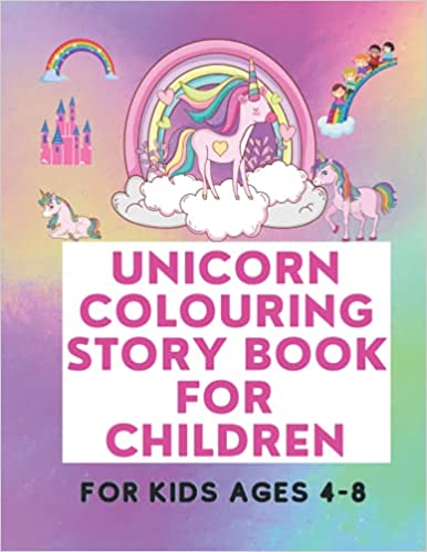 Unicorn Colouring Story Book for Children