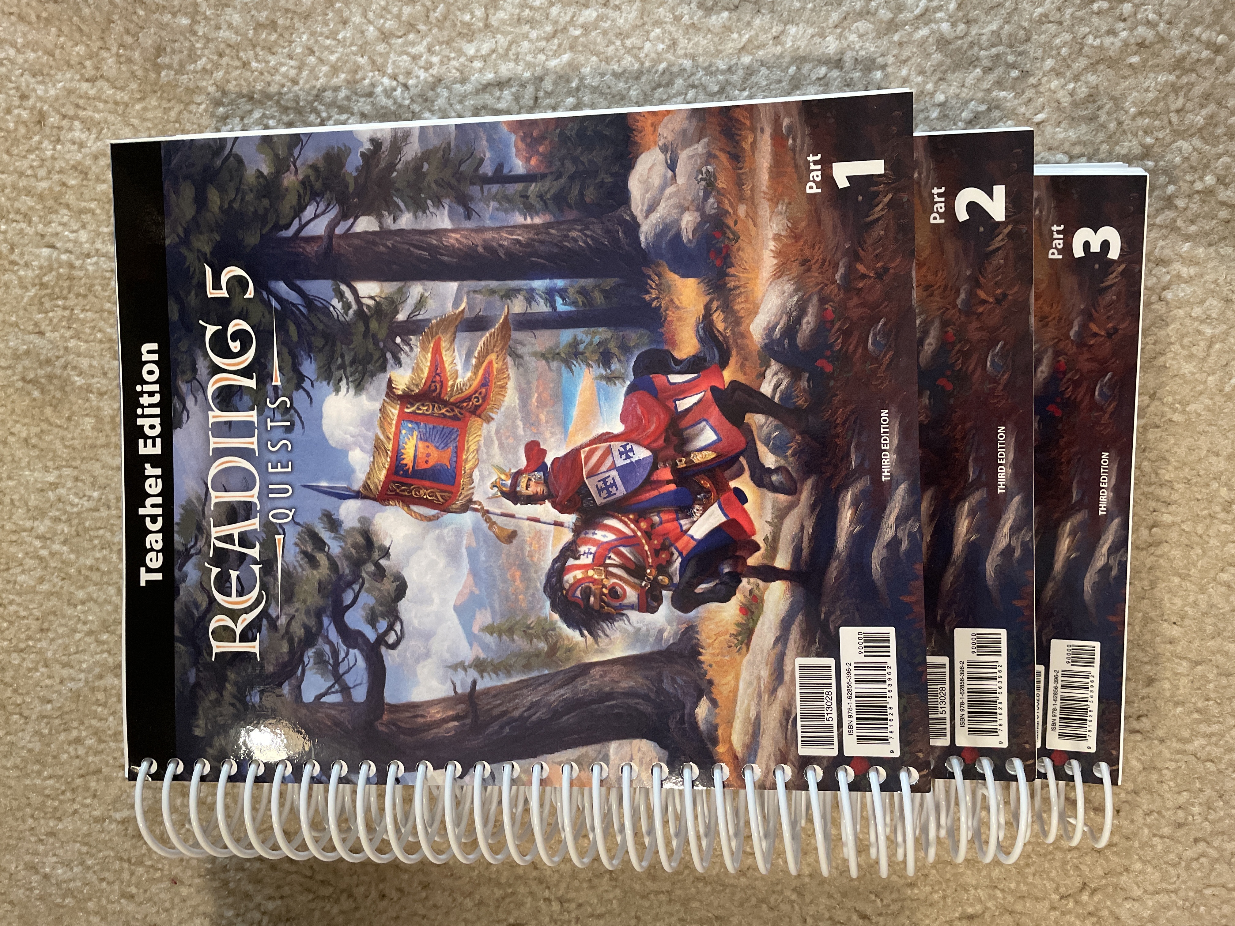 Bob Jones University Reading 5 Quests Teacher Edition Third Edition (Spiral-bound)