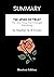 SUMMARY - The SPEED of Trust: The One Thing That Changes Everything by Stephen M .R. Covey