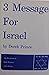 3 Messages for Israel