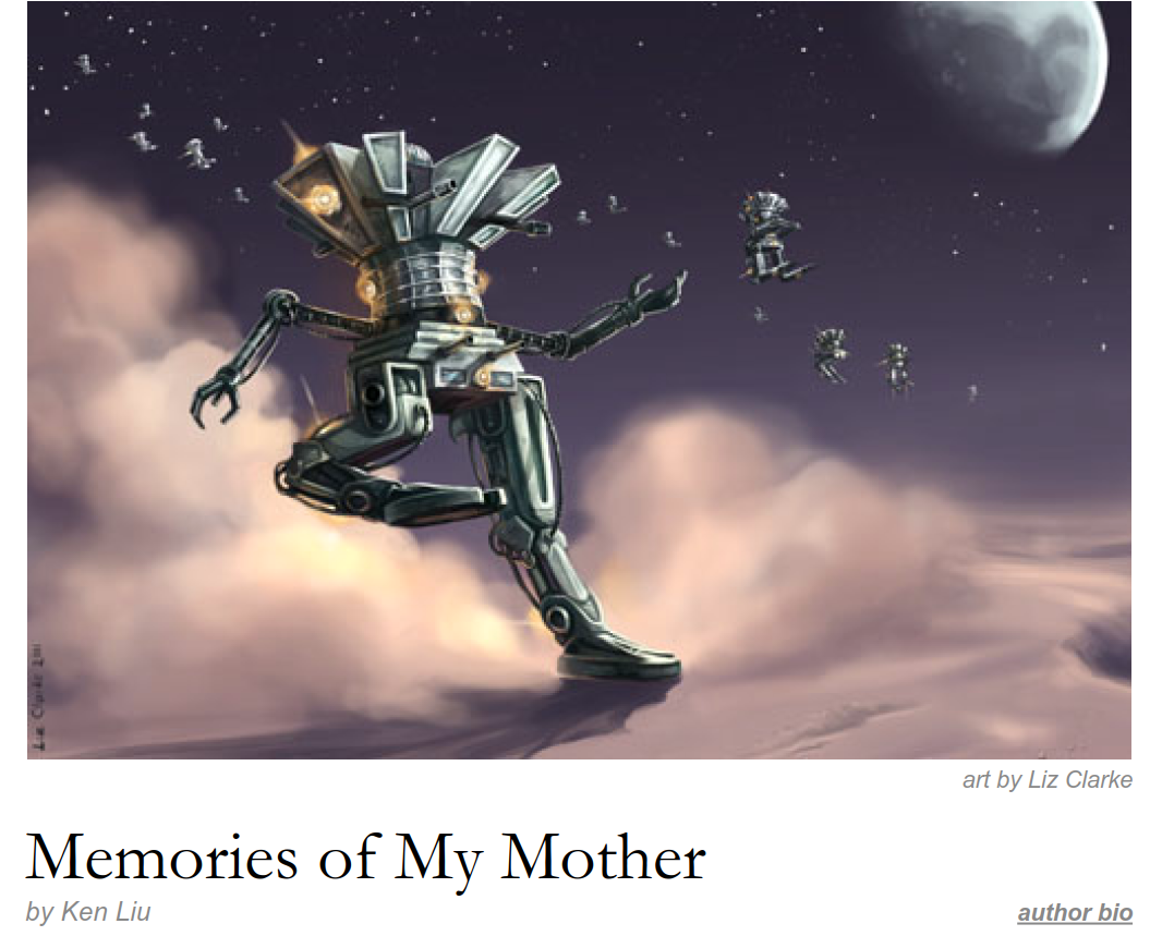 Daily Science Fiction Magazine, March 2012: Memories of My Mother