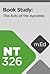 Mobile Ed: NT326 Book Study...