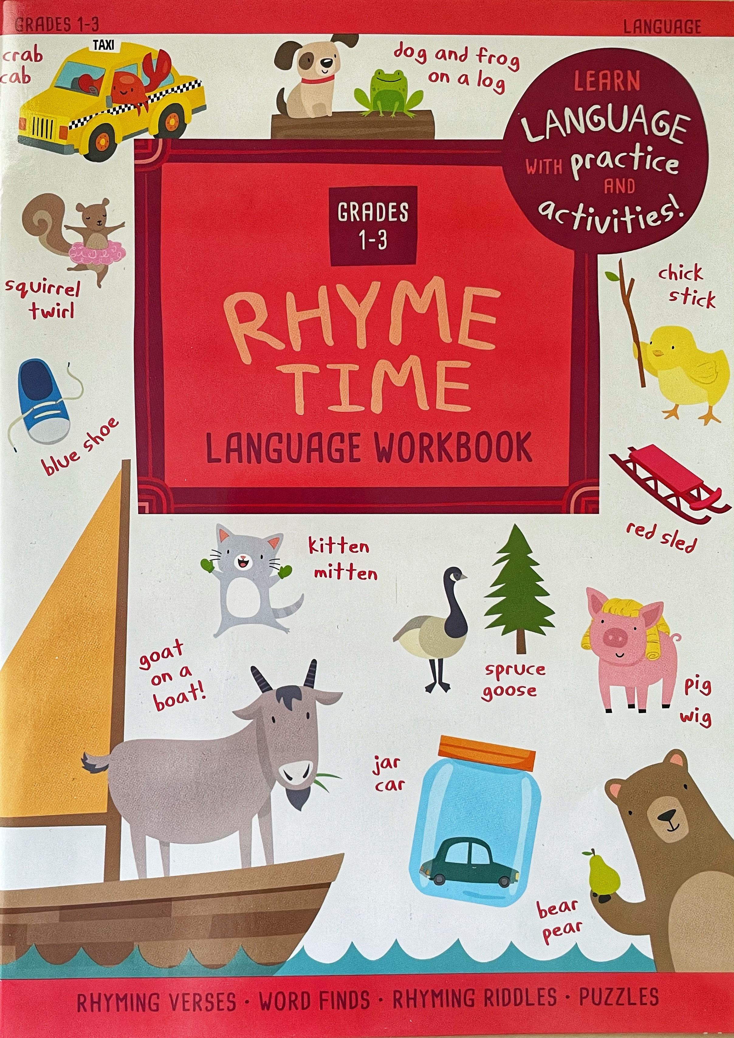 Rhyme Time: Language Workbook Grades 1-3
