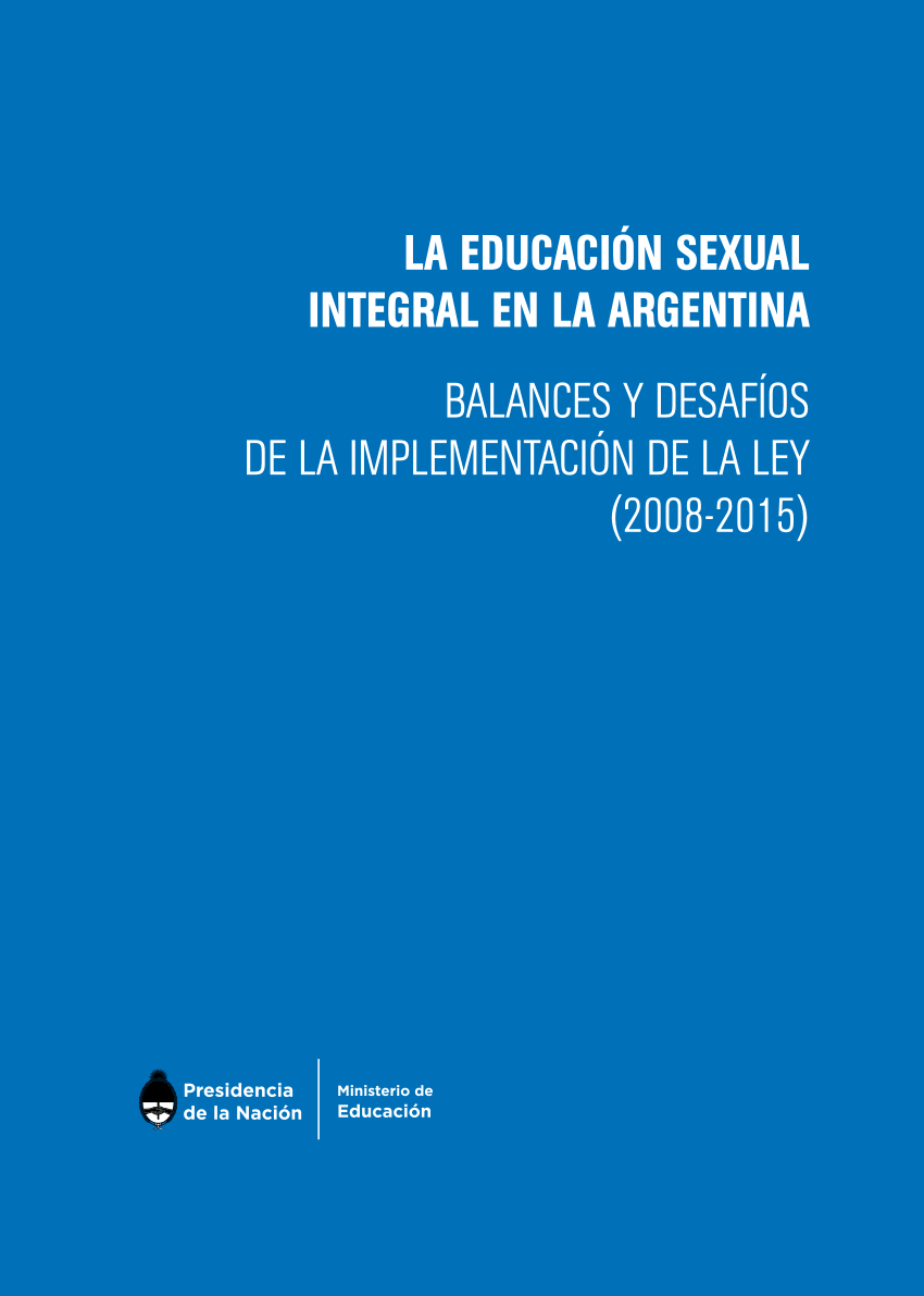 La educación sexual integral en la Argentina: balances y desafíos de la implementación de la ley