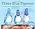 Three Blue Pigeons