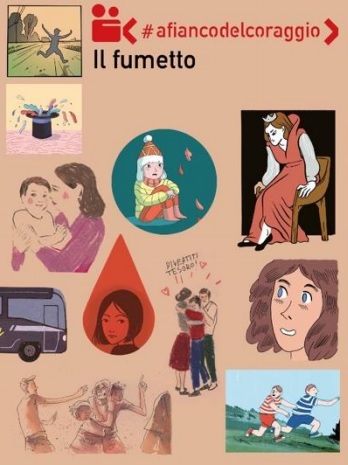 #afiancodelcoraggio: Il fumetto