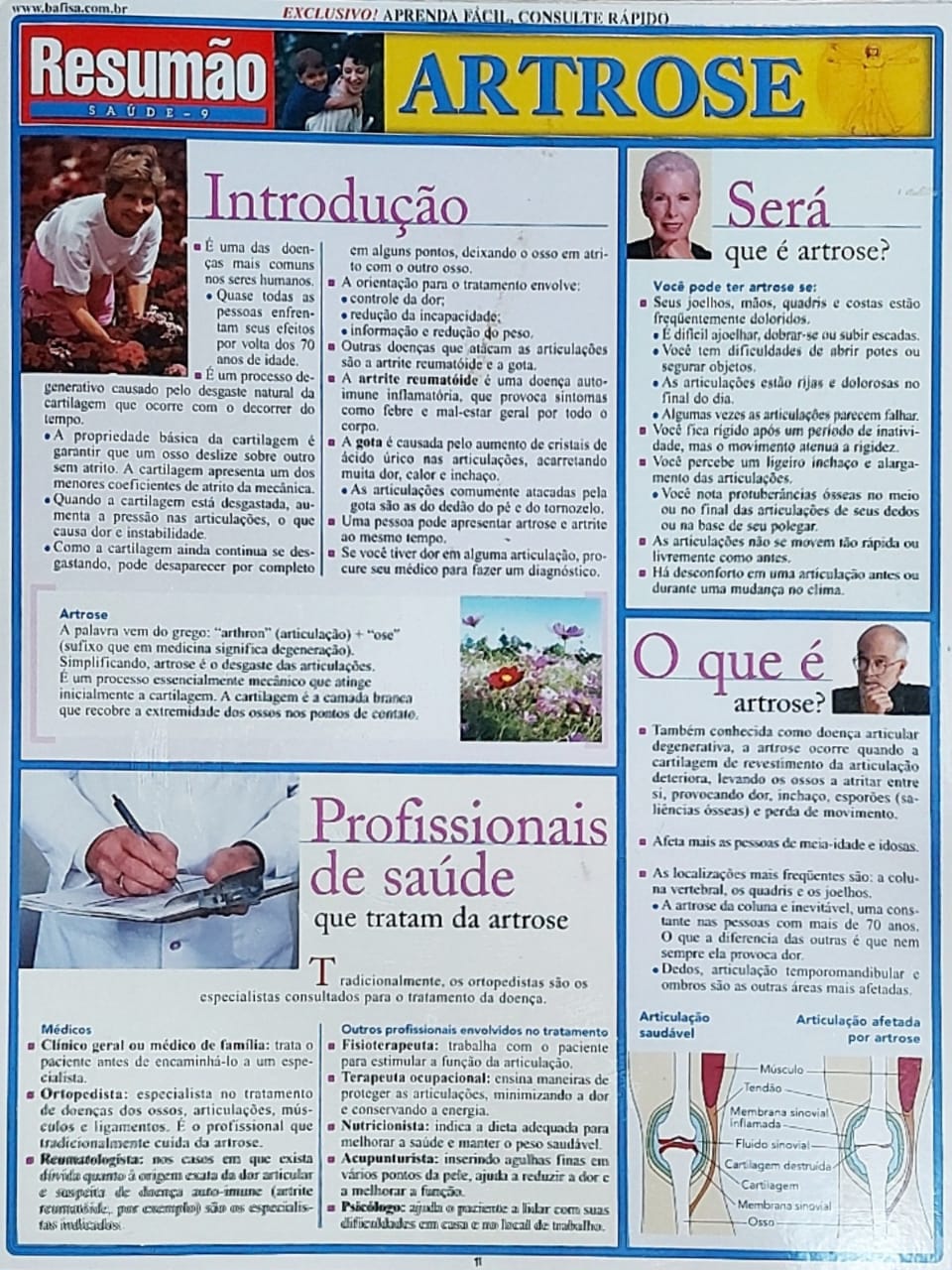 Resumão: Artrose