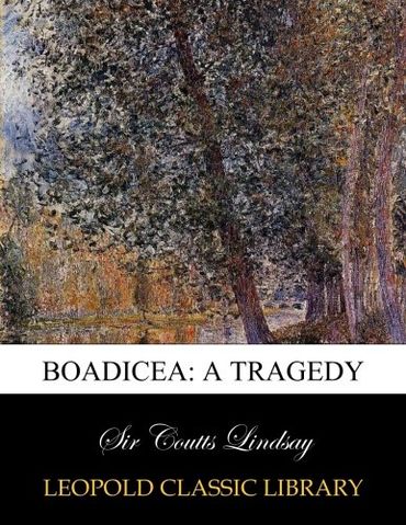 Boadicea: a tragedy (Paperback)