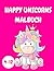 Happy Unicorns Malbuch Kind...