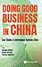 Doing Good Business in Chin...
