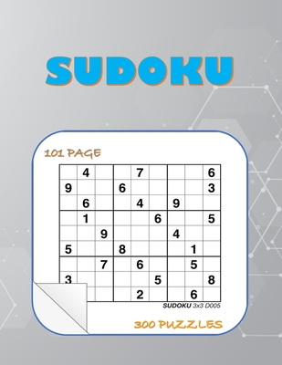 Sudoku: Book Sudoku puzzle for adults, 300 Puzzle (size 8.5*11 102 Page)