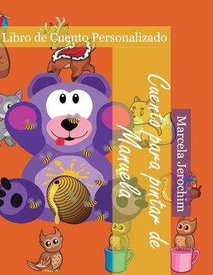Cuento para pintar de Manuela: Libro de cuento Personalizado