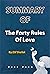 Summary Of The Forty Rules ...