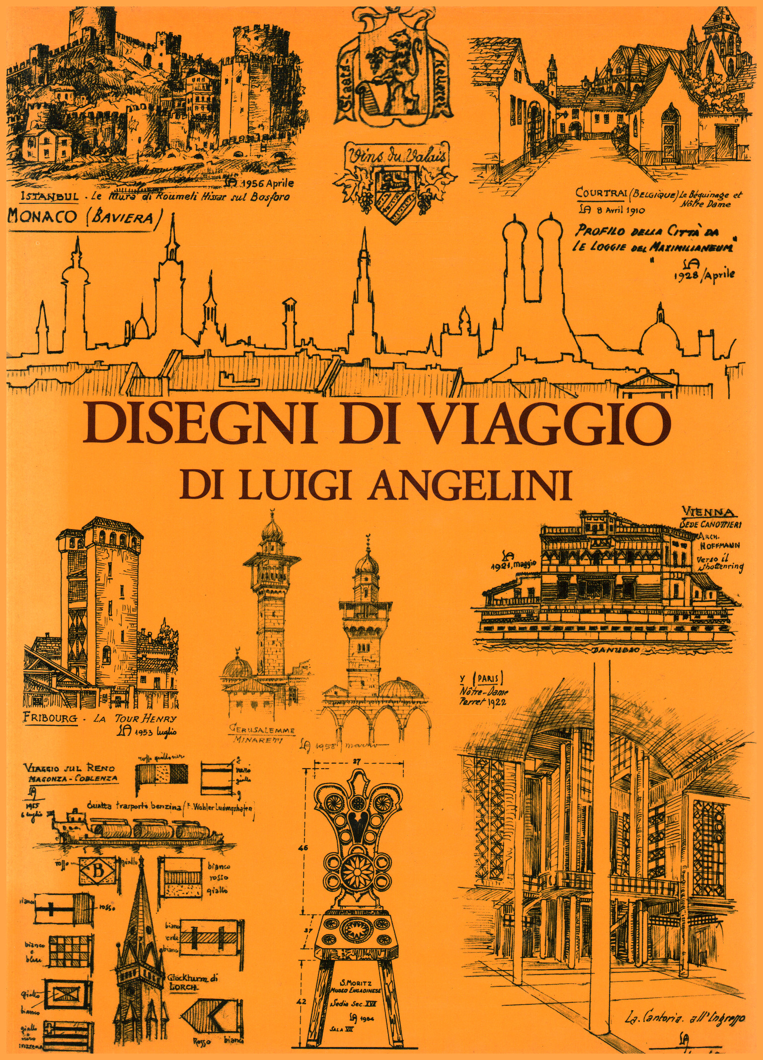 Disegni di Viaggio di Luigi Angelini - I - Estero e Trentino Alto Adige (Hardcover)