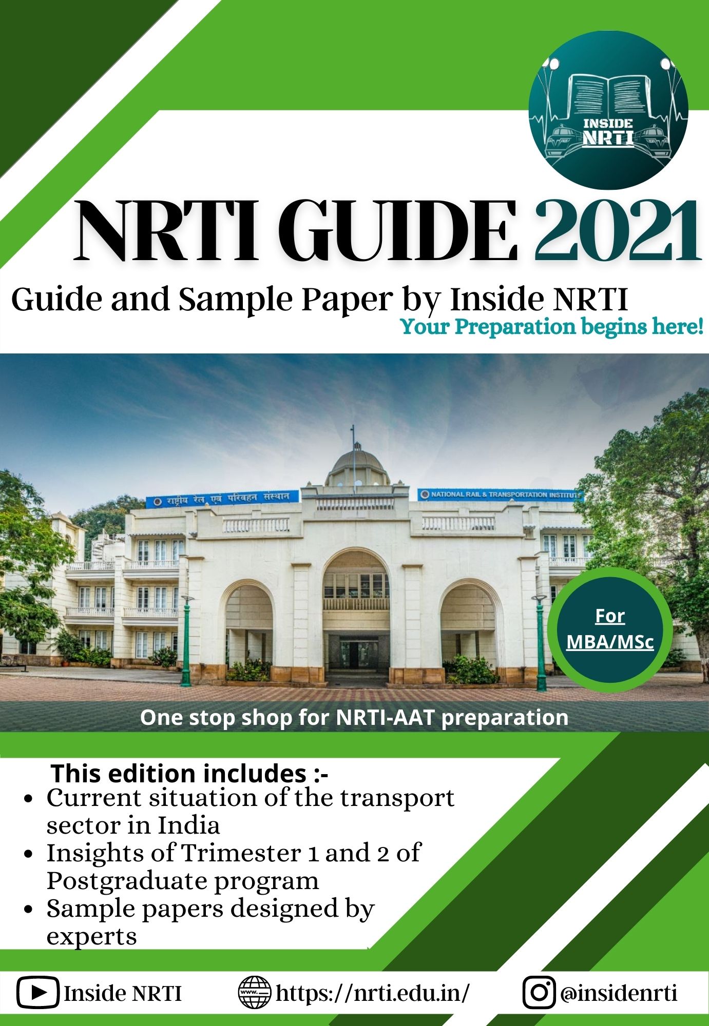 NRTI Guide and Sample Paper: A NRTI Book for MBA/MSc