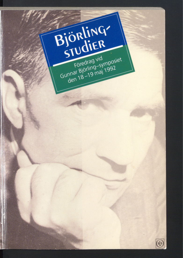 Björlingstudier : föredrag vid Gunnar Björling-symposiet den 18-19 maj 1992